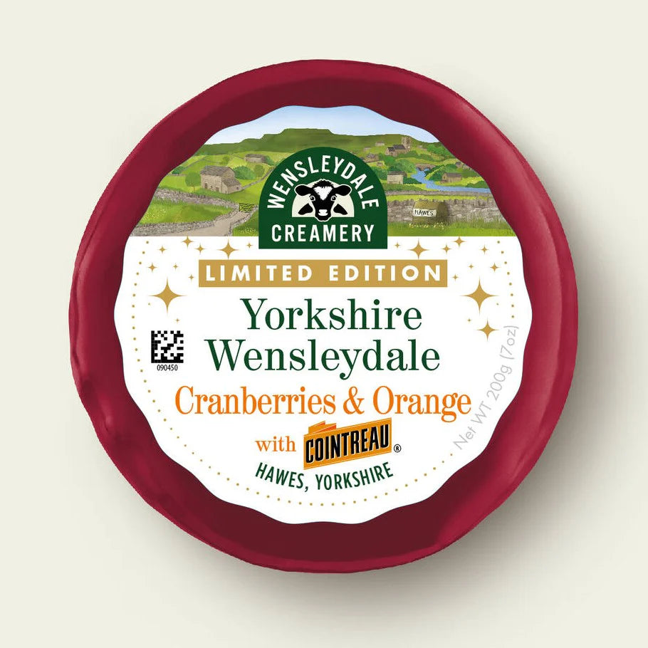 Wensleydale Cranberry, orange and Cointreau LIMITED EDITION 200g