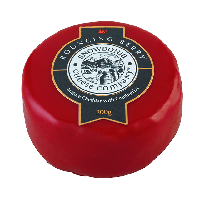 Snowdonia Bouncing Berry 200g - Celebration Cheeses