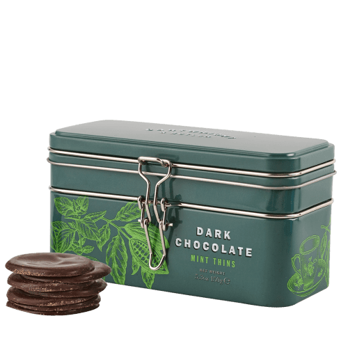 Cartwright & Butler Dark Chocolate Mint Thins 150g - Celebration Cheeses