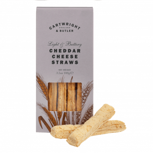Cartwright and Butler Cheddar Cheese Straws 100g - Celebration Cheeses