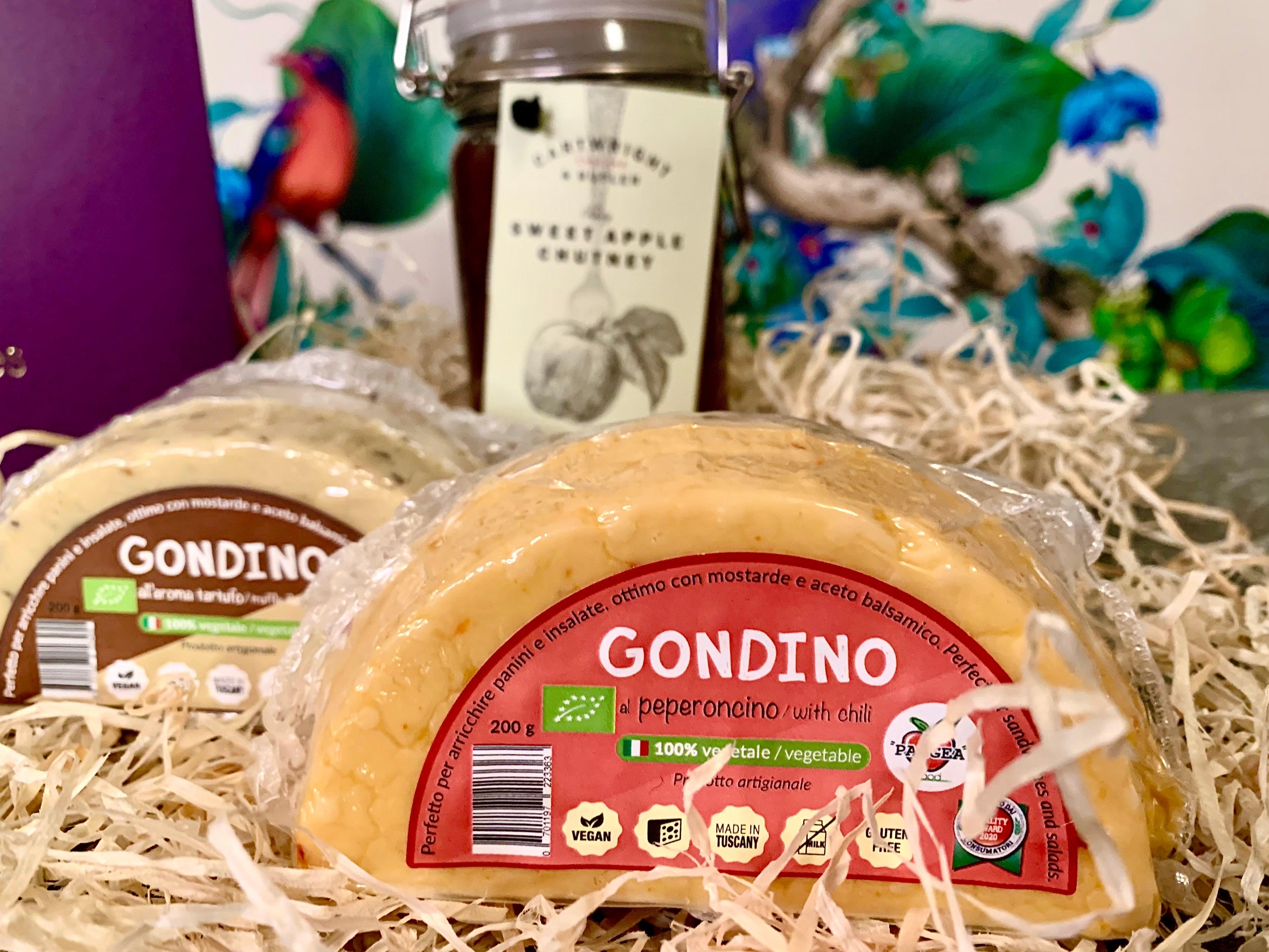 The Mini Gondino Vegan Cheese Gift Box 400g (cheese weight) - Celebration Cheeses