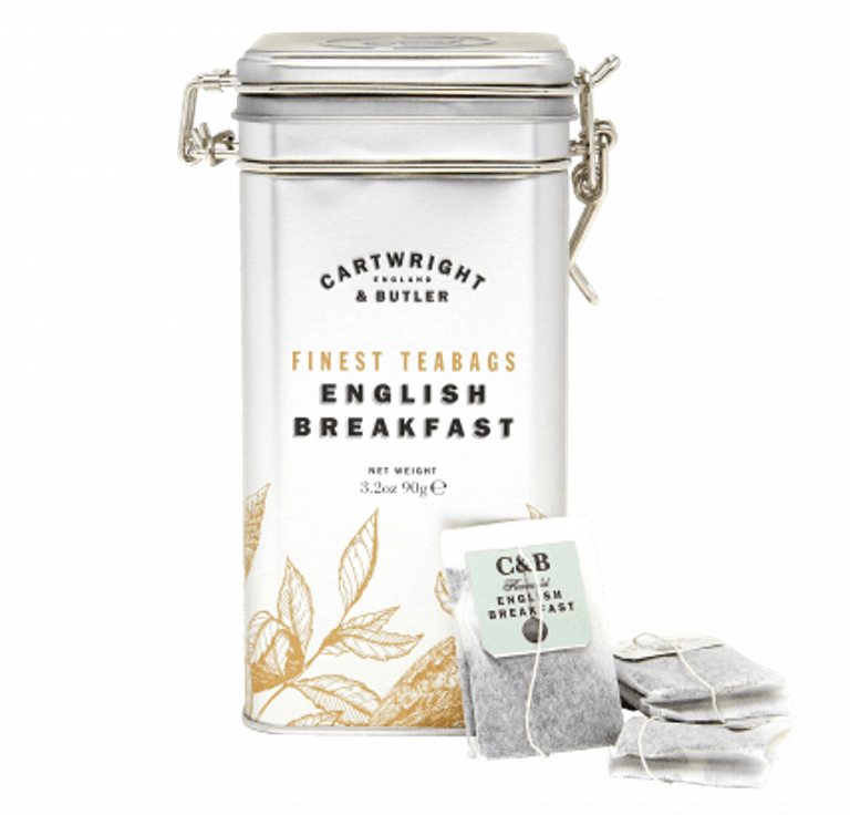 Cartwright & Butler English Breakfast Tea Caddy 90g - Celebration Cheeses