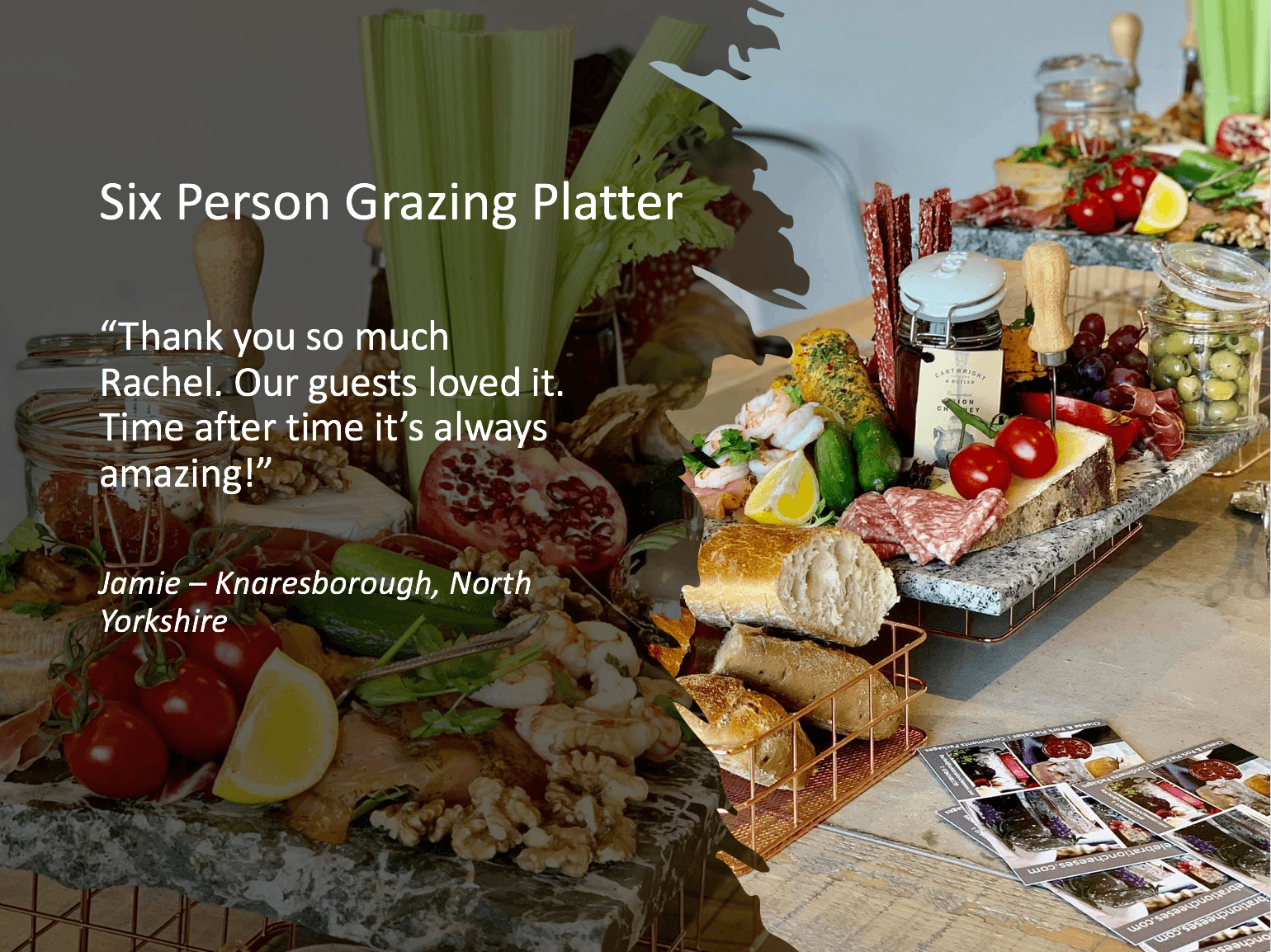 Grazing Platters with Delivery & Presentation Boards 6 - 12 Persons (Price per head) - Celebration Cheeses