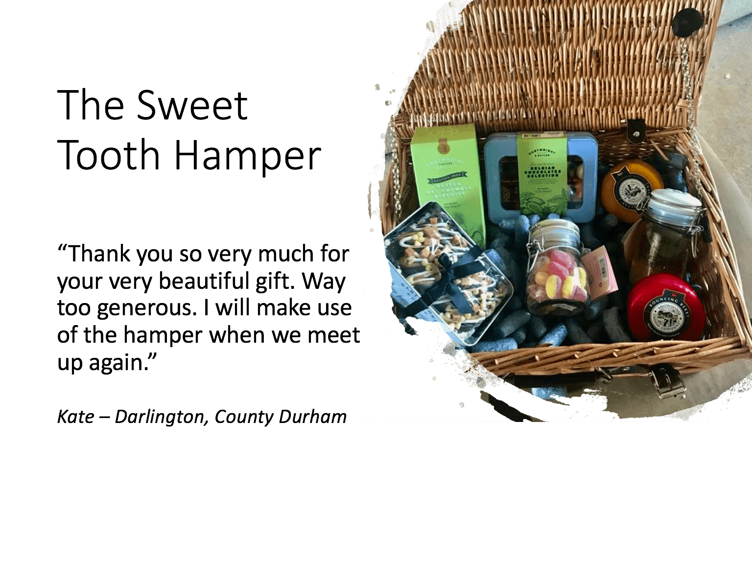 The Sweet Tooth Cheese Hamper 400g (cheese weight) - Celebration Cheeses