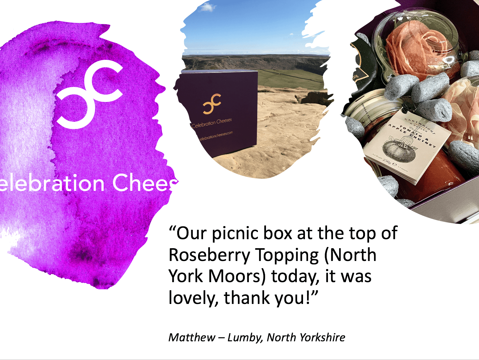 Picnic Cheese Box 200g (cheese weight) - Celebration Cheeses