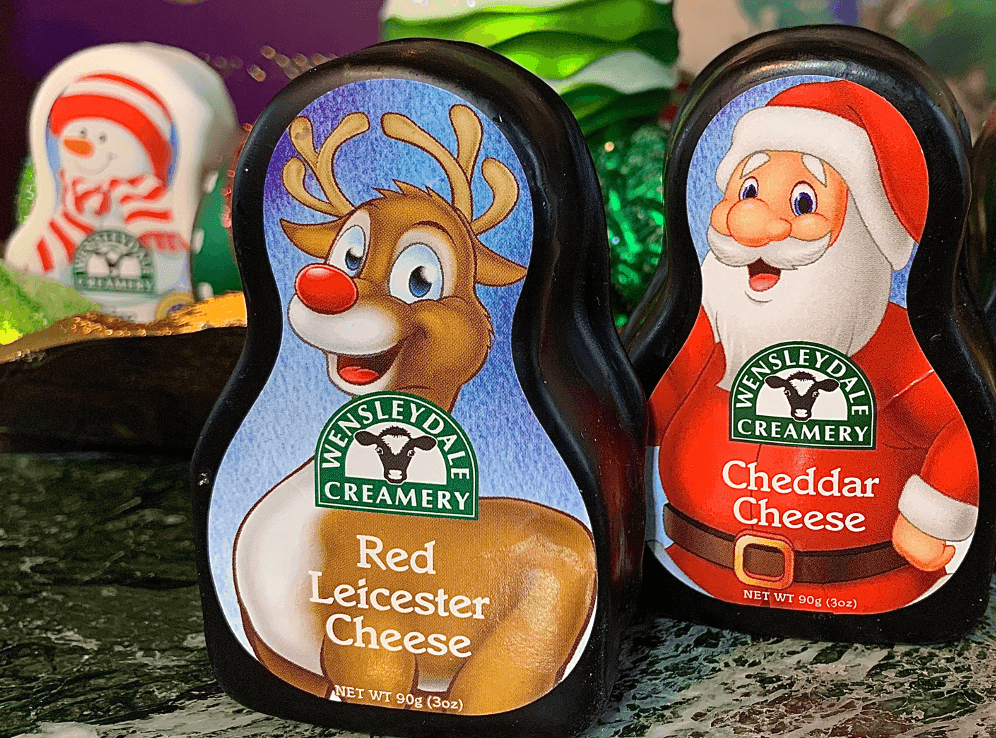 Wensleydale Red Leicester Rudolph 90g - Celebration Cheeses