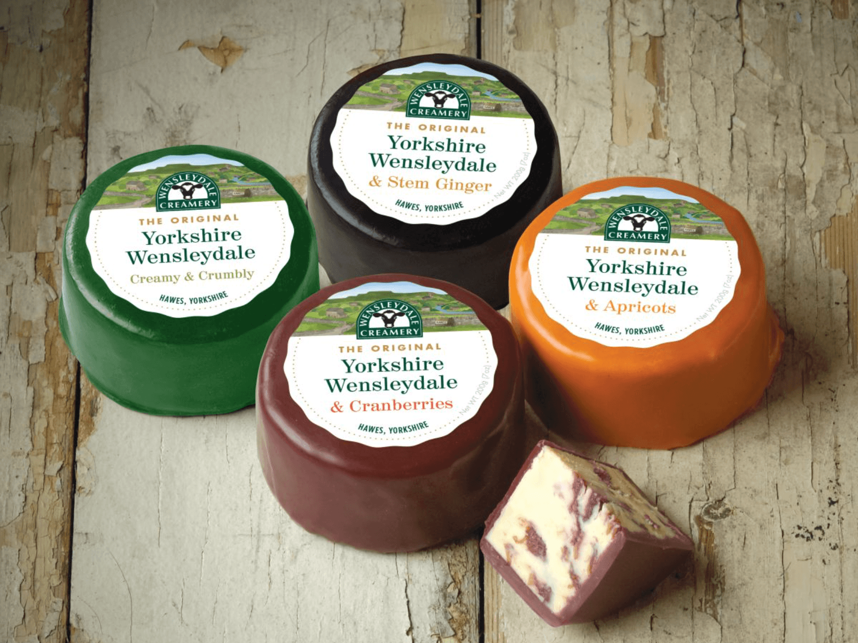 Wensleydale Cheese Board 800g (approx cheese weight) serves 6-8 people - Celebration Cheeses
