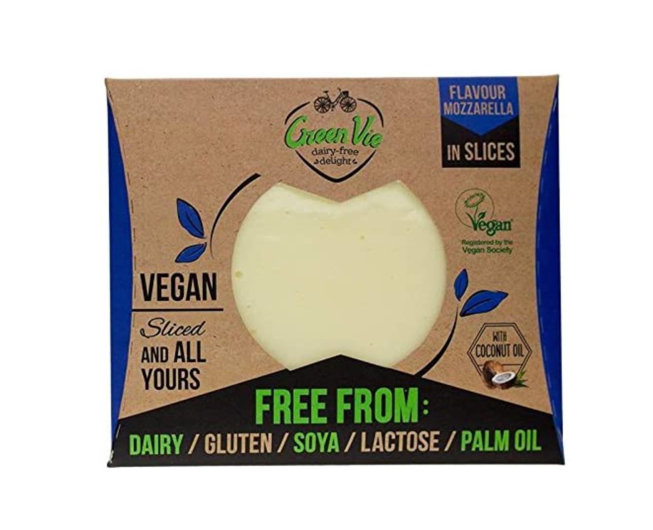 Green Vie Mozzarella Flavour Slices 180g