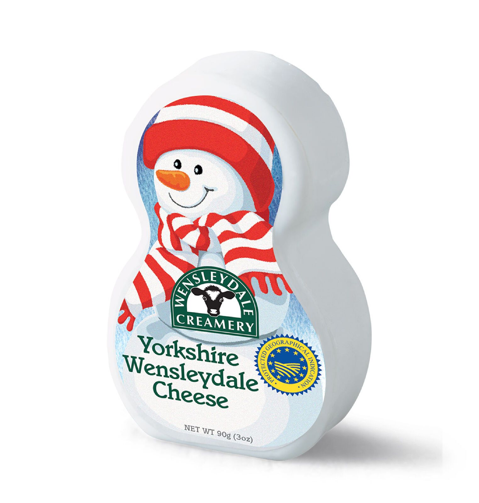 Snowman Yorkshire Wensleydale 90g - Celebration Cheeses